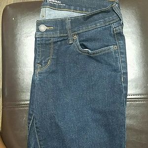 Straight leg jeans
